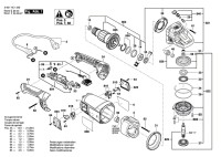 Bosch 3 601 HC1 320 GWS 2200 Angle Grinder Spare Parts